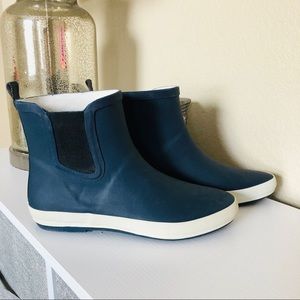 Journee Collection Siffy Navy Rain Booties